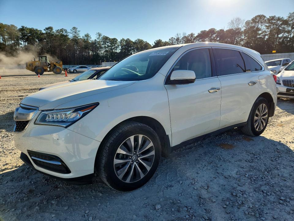 2016 Acura Mdx მანქანა იყიდება აუქციონზე, vin: 5FRYD3H42GB021278, აუქციონის ნომერი: 77157315