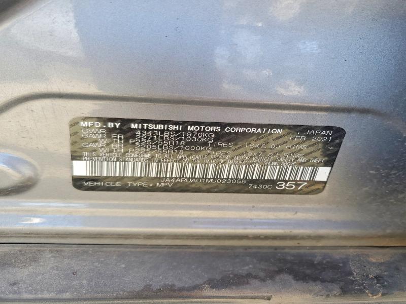 Aukcja sprzedaży 2021 Mitsubishi Outlander Sport, vin: JA4ARUAU1MU023055, numer aukcji: 77033645