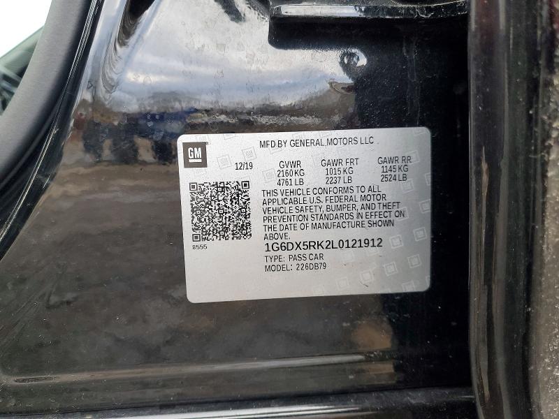 Aukcja sprzedaży 2020 Cadillac Ct5, vin: 1G6DX5RK2L0121912, numer aukcji: 77213525