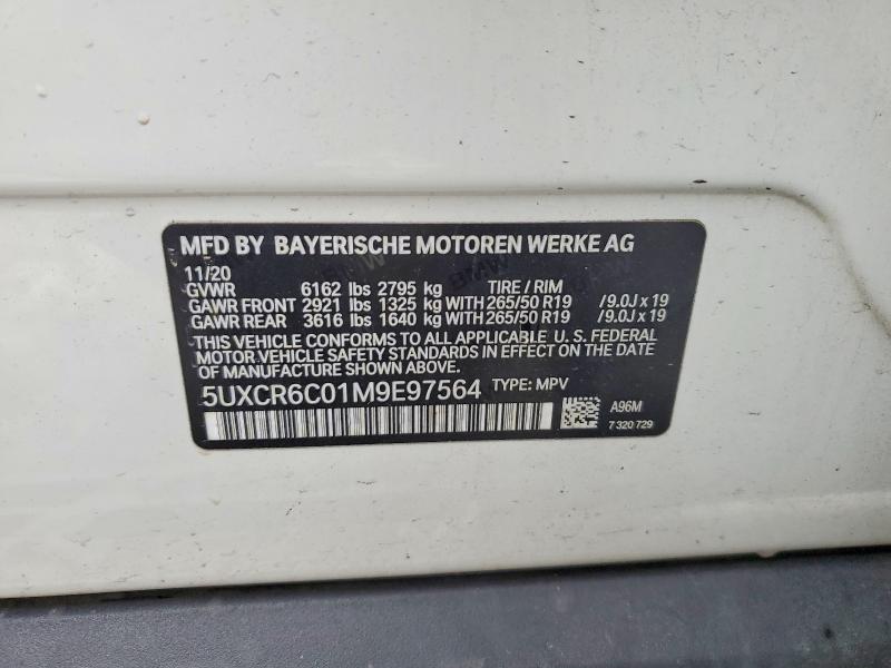 Продажа на аукционе авто 2021 Bmw X5, vin: 5UXCR6C01M9E97564, номер лота: 78521015