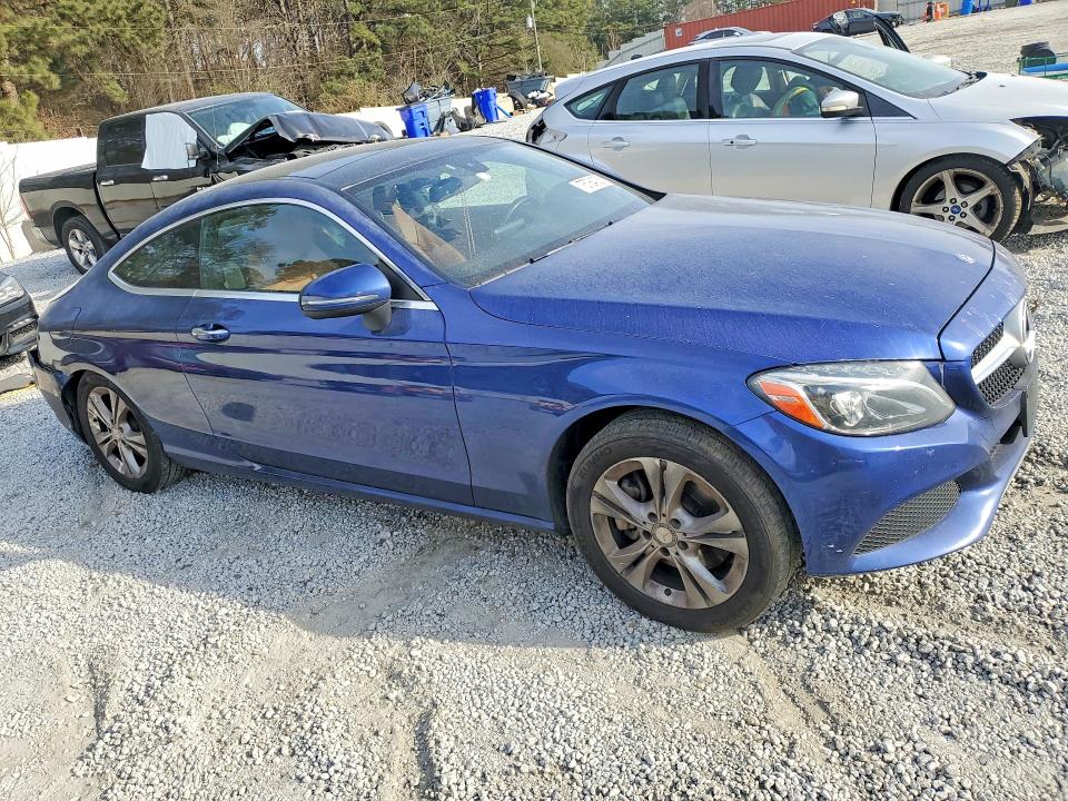 75784005 :رقم المزاد ، WDDWJ4KB0HF336680 vin ، 2017 Mercedes-benz C مزاد بيع