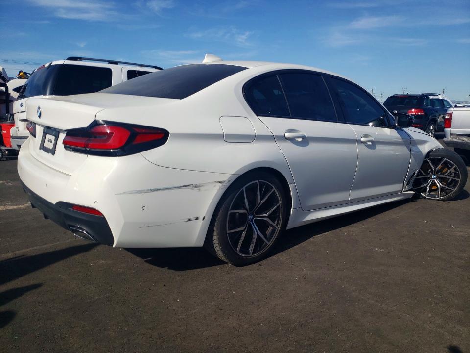 2021 Bmw 530e მანქანა იყიდება აუქციონზე, vin: WBA13AG06MCF92046, აუქციონის ნომერი: 78346585