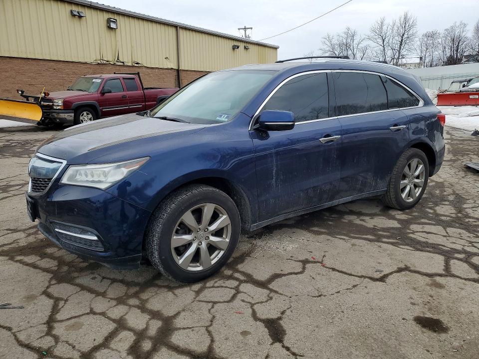 2014 Acura Mdx Advanc მანქანა იყიდება აუქციონზე, vin: 5FRYD4H89EB009229, აუქციონის ნომერი: 75939515