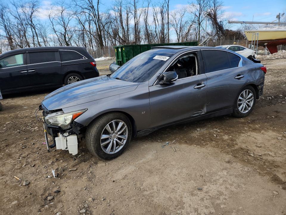 2015 Infiniti Q50 მანქანა იყიდება აუქციონზე, vin: JN1BV7AP1FM345881, აუქციონის ნომერი: 77000595