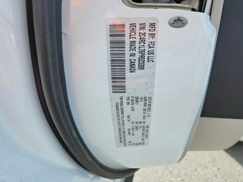 2023 Chrysler Pacifica მანქანა იყიდება აუქციონზე, vin: 2C4RC1L76PR523309, აუქციონის ნომერი: 77550835