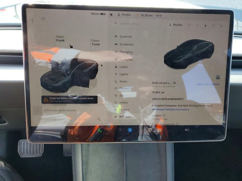 Aukcja sprzedaży 2025 Tesla Model 3, vin: 5YJ3E1EA4SF904671, numer aukcji: 78549235