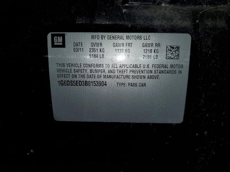 Продажа на аукционе авто 2011 Cadillac Cts, vin: 1G6DS5ED3B0153904, номер лота: 78407975
