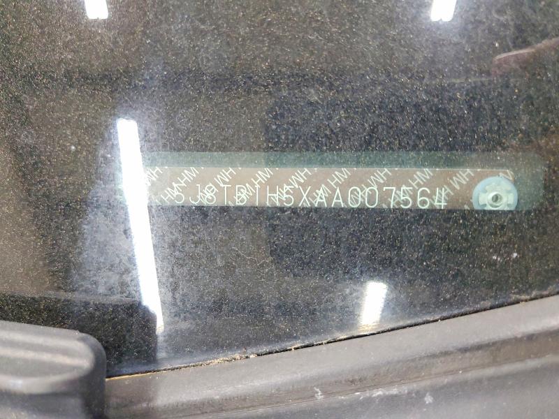 2010 Acura Rdx მანქანა იყიდება აუქციონზე, vin: 5J8TB1H5XAA007564, აუქციონის ნომერი: 77690285