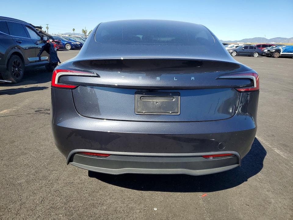 2025 Tesla Model 3 მანქანა იყიდება აუქციონზე, vin: 5YJ3E1EA0SF968707, აუქციონის ნომერი: 77614785