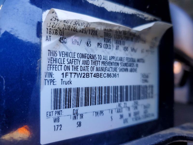 Продажа на аукционе авто 2011 Ford F250 Super, vin: 1FT7W2BT4BEC86361, номер лота: 77409685