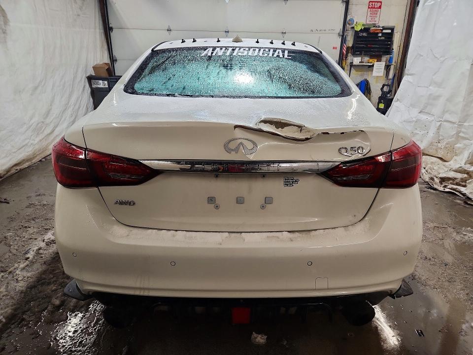 76041495 :رقم المزاد ، JN1EV7AR7KM554034 vin ، 2019 Infinity Q50 مزاد بيع
