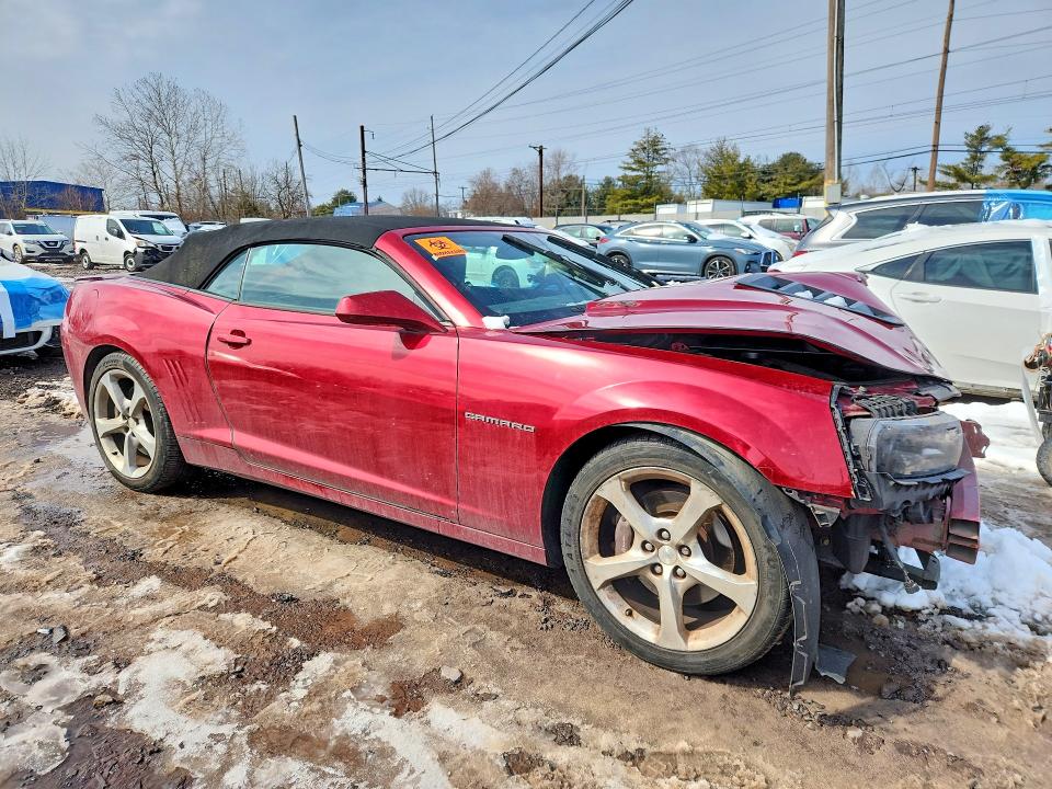 Продажа на аукционе авто 2014 Chevrolet Camaro, vin: 2G1FK3DJ4E9208106, номер лота: 78654875