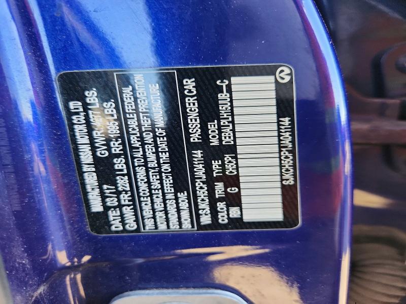 Aukcja sprzedaży 2018 Infiniti Qx30 Base, vin: SJKCH5CP1JA041144, numer aukcji: 76010495