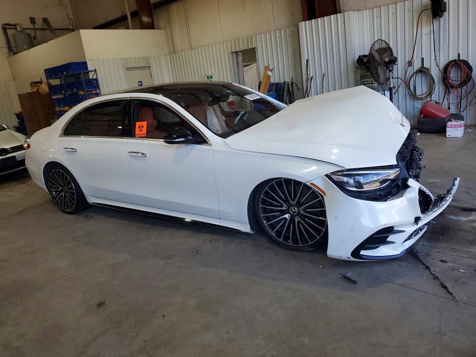 75083505 :رقم المزاد ، W1K6G7GB7NA143895 vin ، 2022 Mercedes-benz S مزاد بيع