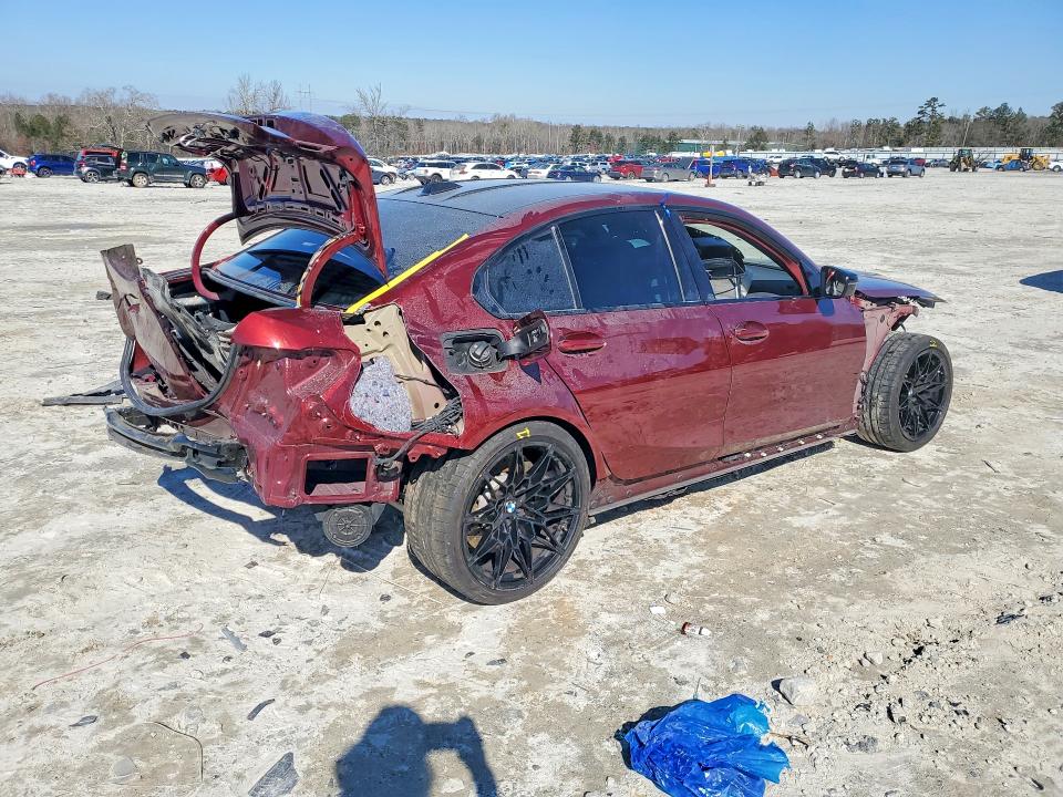 2023 Bmw M3 მანქანა იყიდება აუქციონზე, vin: WBS33AY05PFN47182, აუქციონის ნომერი: 75633965