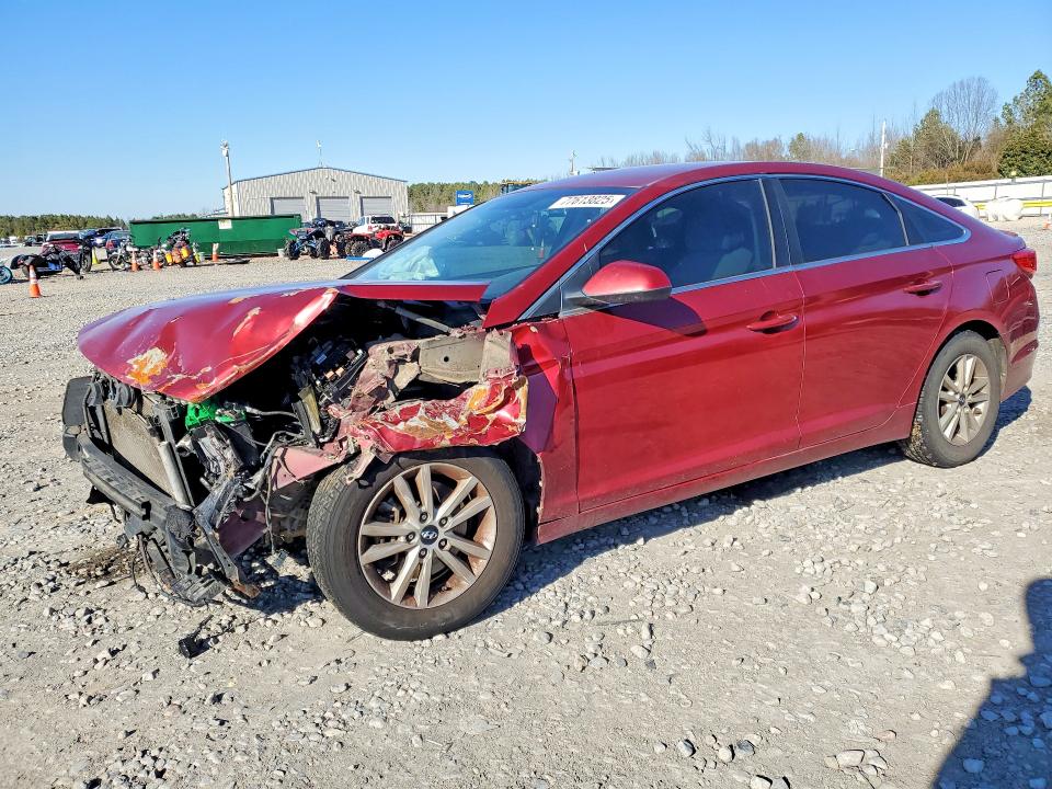 54733656 :رقم المزاد ، 5NPE24AFXFH177614 vin ، 2015 Hyundai Sonata مزاد بيع