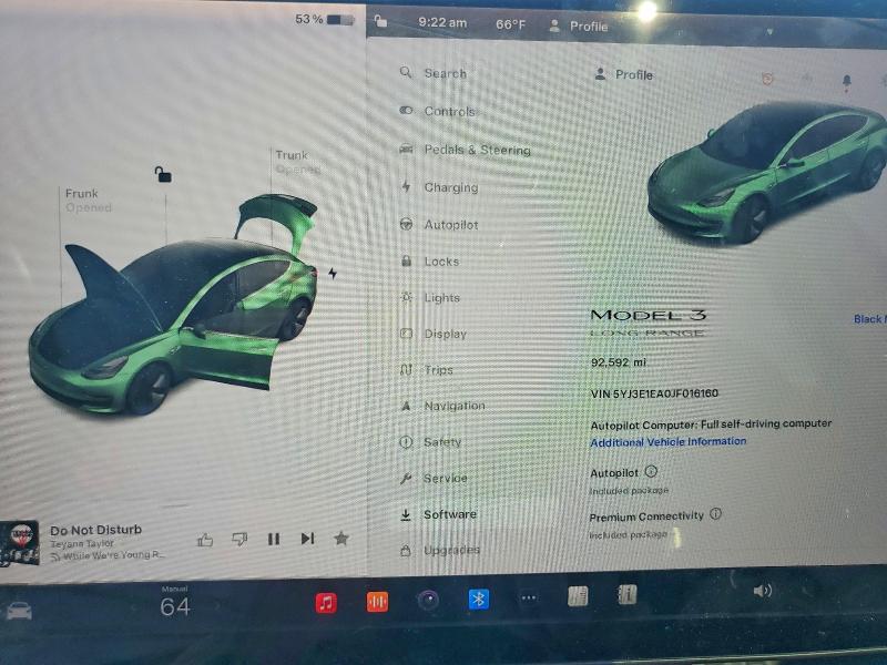 79226255 :رقم المزاد ، 5YJ3E1EA0JF016160 vin ، 2018 Tesla Model 3 مزاد بيع