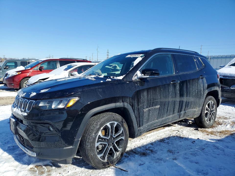 Продаж на аукціоні авто 2022 Jeep Compass, vin: 3C4NJDCB6NT144394, номер лоту: 75059095