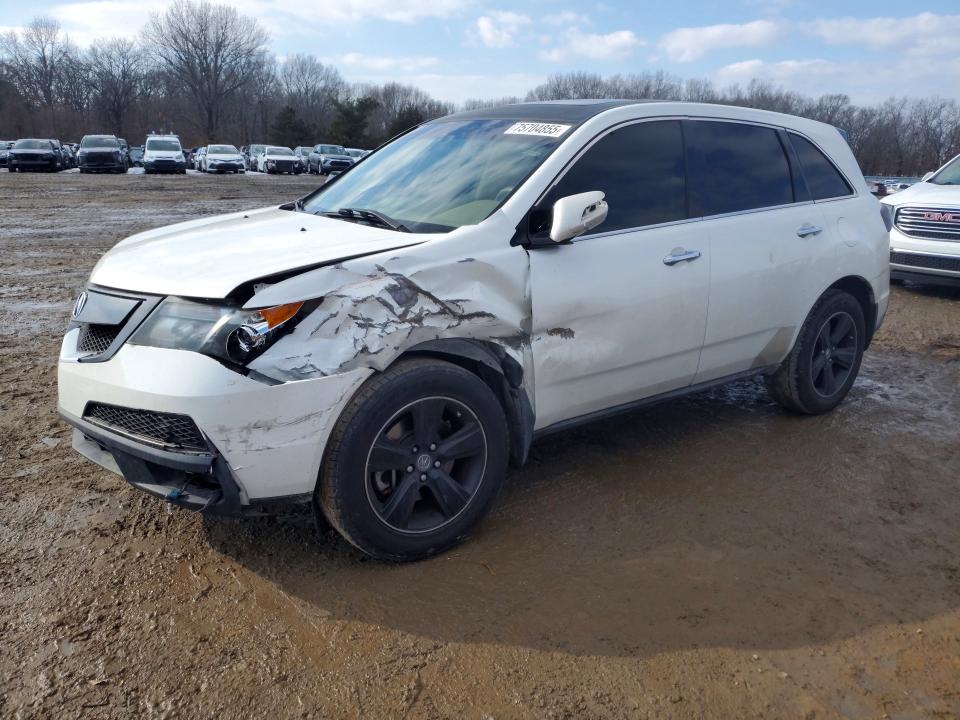 75704855 :رقم المزاد ، 2HNYD2H30CH510750 vin ، 2012 Acura Mdx مزاد بيع