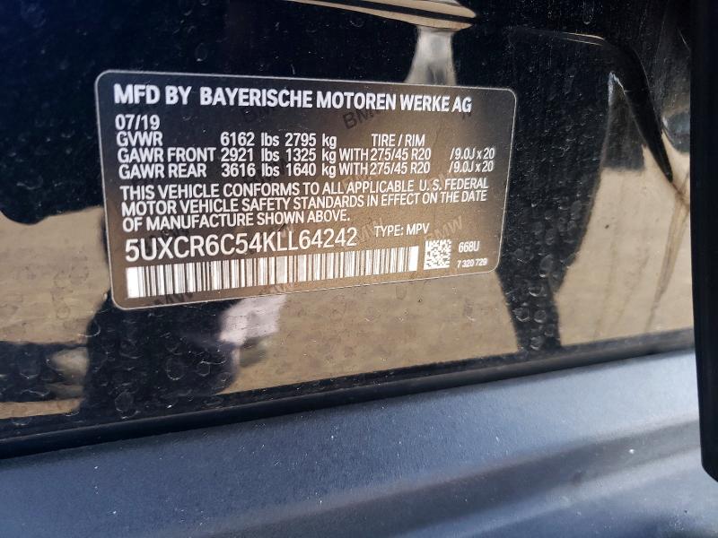 Aukcja sprzedaży 2019 Bmw X5, vin: 5UXCR6C54KLL64242, numer aukcji: 78469155