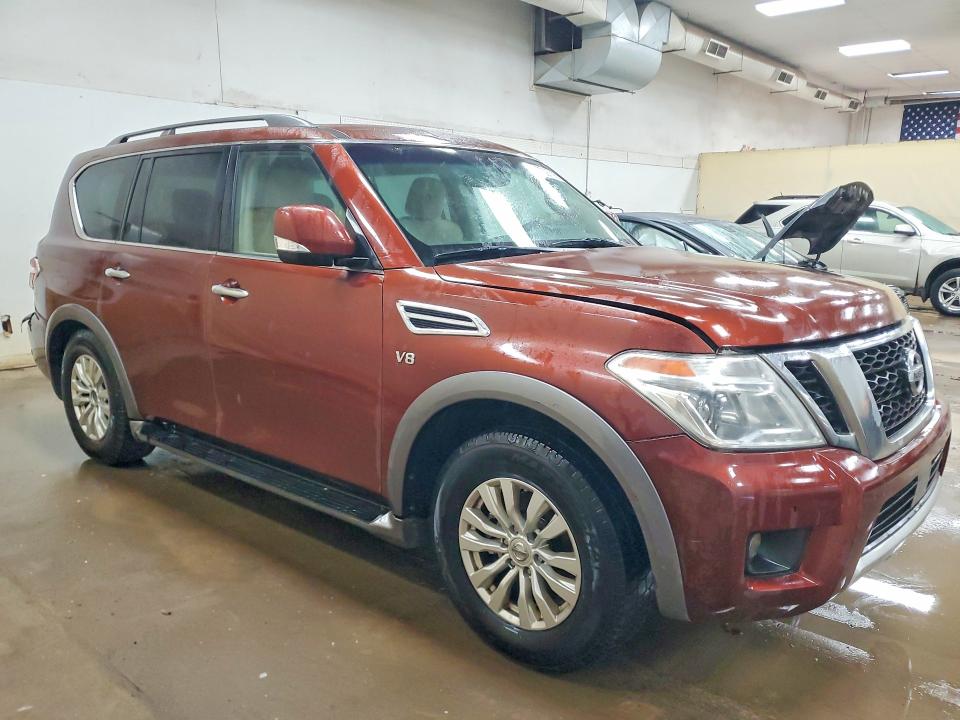 77097395 :رقم المزاد ، JN8AY2NC9J9550536 vin ، 2018 Nissan Armada مزاد بيع