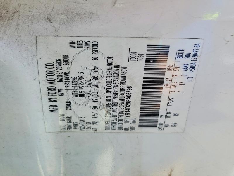 2008 Ford Ranger მანქანა იყიდება აუქციონზე, vin: 1FTYR14D28PA06798, აუქციონის ნომერი: 75469415