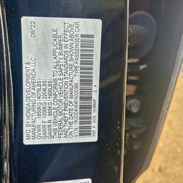 Продажа на аукционе авто 2023 Acura Integra A-, vin: 19UDE4H64PA005386, номер лота: 76177935