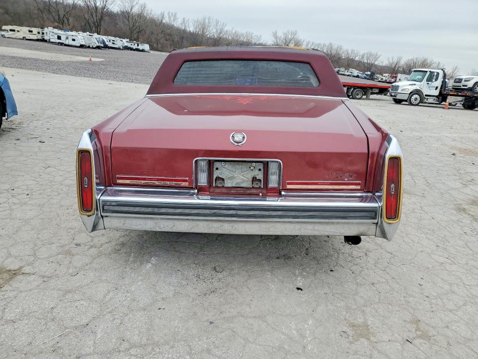 1989 Cadillac Brougham მანქანა იყიდება აუქციონზე, vin: 1G6DW51Y1KR725156, აუქციონის ნომერი: 77919965