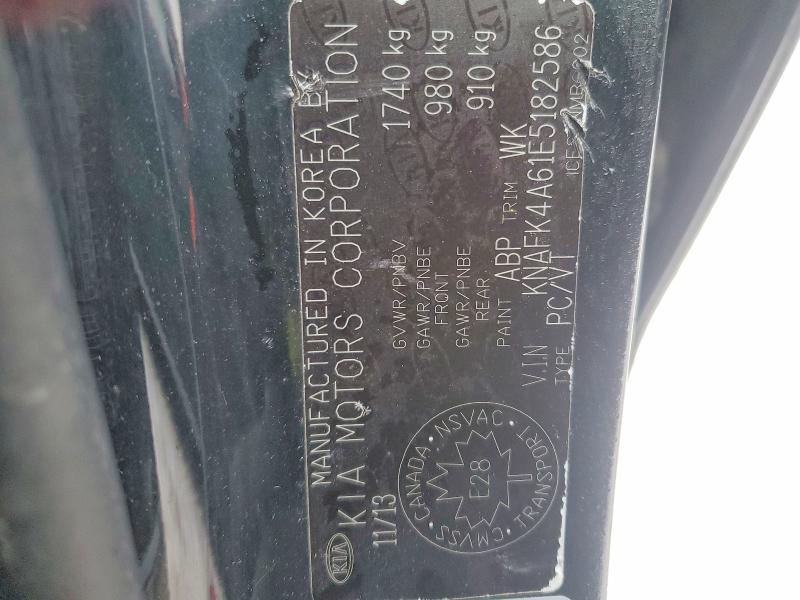 Продажа на аукционе авто 2014 Kia Forte, vin: KNAFK4A61E5182586, номер лота: 74536095