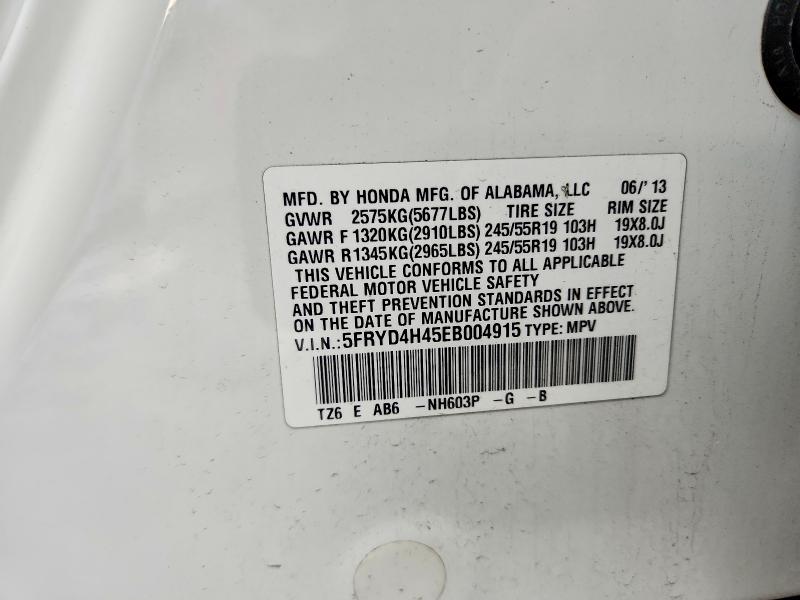 Продажа на аукционе авто 2014 Acura Mdx Techno, vin: 5FRYD4H45EB004915, номер лота: 77527295