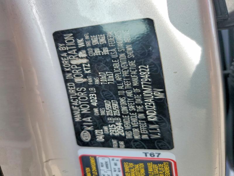 2021 Kia Soul მანქანა იყიდება აუქციონზე, vin: KNDJ23AU0M7794822, აუქციონის ნომერი: 50957986