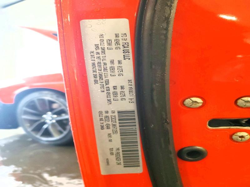 79039895 :رقم المزاد ، 2C3CDZFJ0KH712551 vin ، 2019 Dodge Challenger مزاد بيع