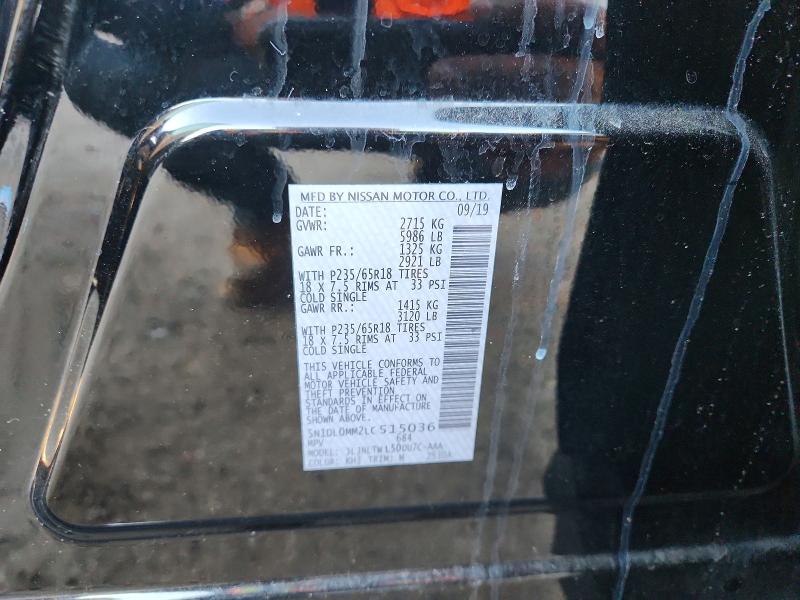 Продаж на аукціоні авто 2020 Infiniti Qx60 Luxe, vin: 5N1DL0MM2LC515036, номер лоту: 77350905