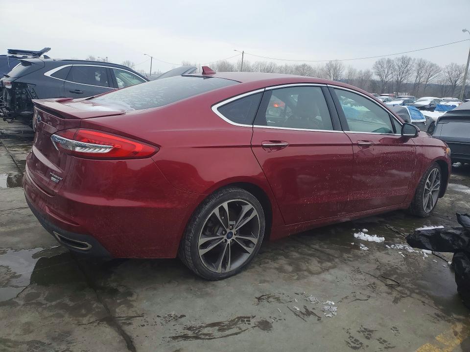 2019 Ford Fusion Tit მანქანა იყიდება აუქციონზე, vin: 3FA6P0D92KR153180, აუქციონის ნომერი: 73882265
