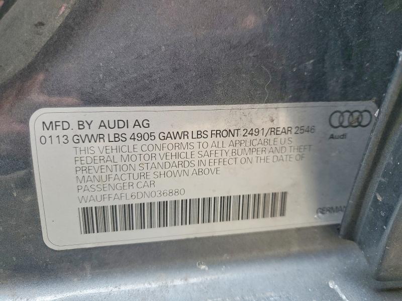 Aukcja sprzedaży 2013 Audi A4, vin: WAUFFAFL6DN036880, numer aukcji: 75646305