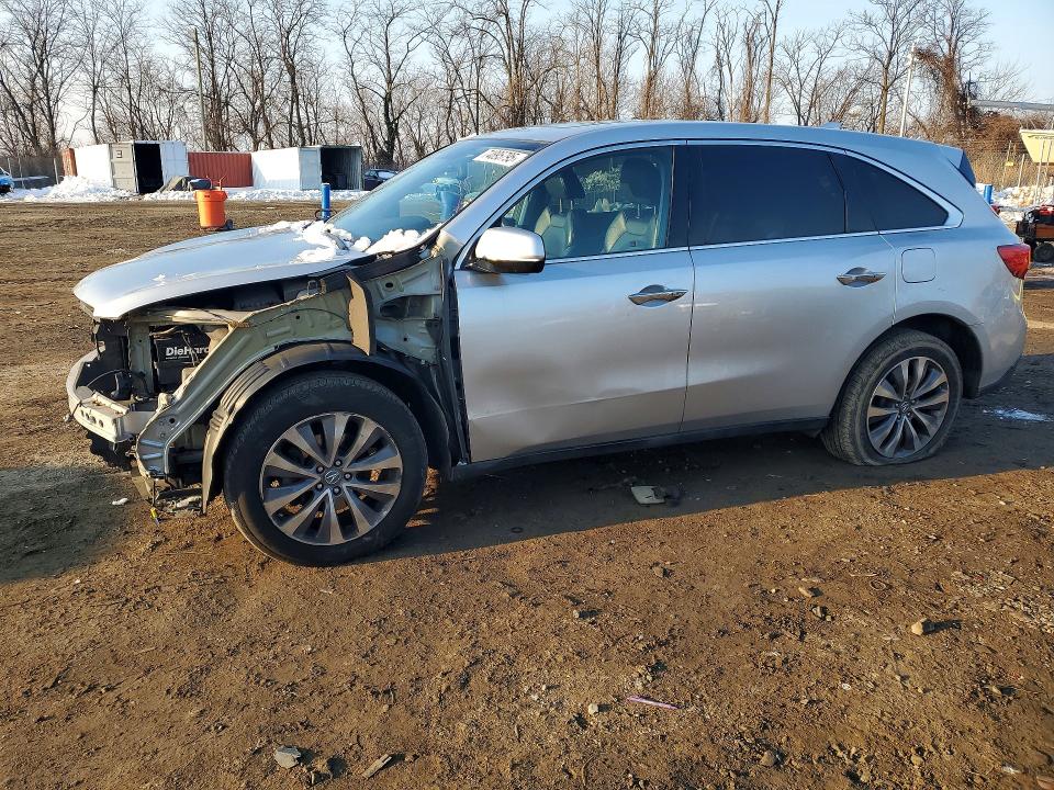 Продажа на аукционе авто 2014 Acura Mdx, vin: 5FRYD4H46EB018824, номер лота: 74895795