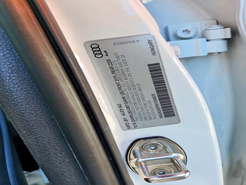 Aukcja sprzedaży 2017 Audi A3, vin: WAUAUGFF0H1034875, numer aukcji: 78785595