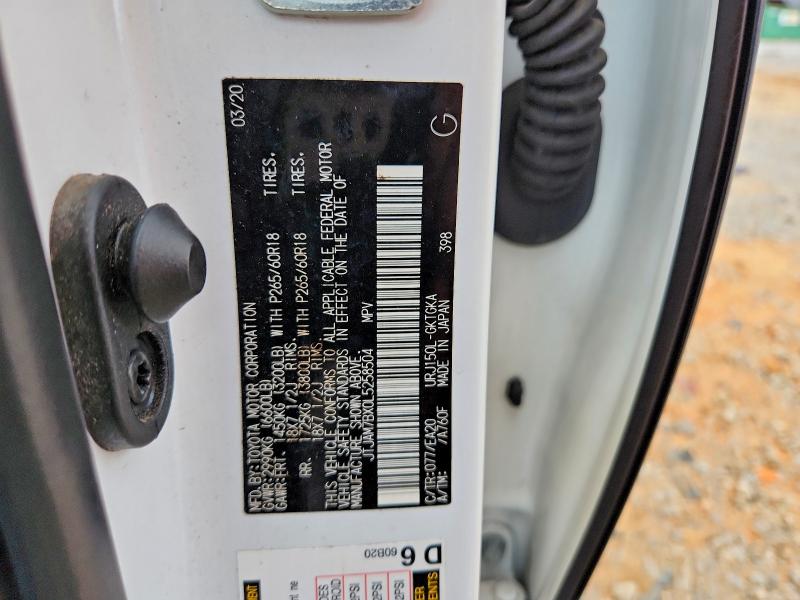 Продажа на аукционе авто 2020 Lexus Gx, vin: JTJAM7BX0L5258504, номер лота: 77783675