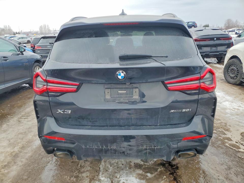 2022 Bmw X3 მანქანა იყიდება აუქციონზე, vin: 5UX53DP07N9L97993, აუქციონის ნომერი: 77510655