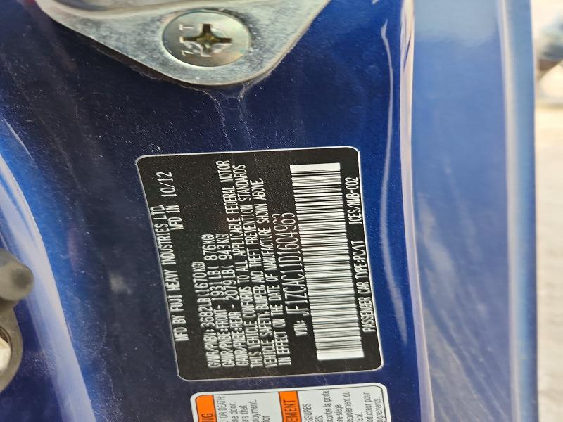 Aukcja sprzedaży 2013 Subaru Brz, vin: JF1ZCAC11D1604963, numer aukcji: 78324765