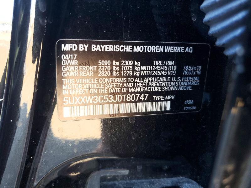 Продаж на аукціоні авто 2018 Bmw X4, vin: 5UXXW3C53J0T80747, номер лоту: 76027815