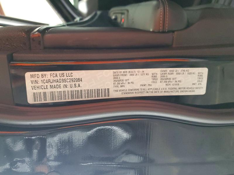 Продаж на аукціоні авто 2025 Jeep Grand Cherokee, vin: 1C4RJHAG9SC292084, номер лоту: 76487455