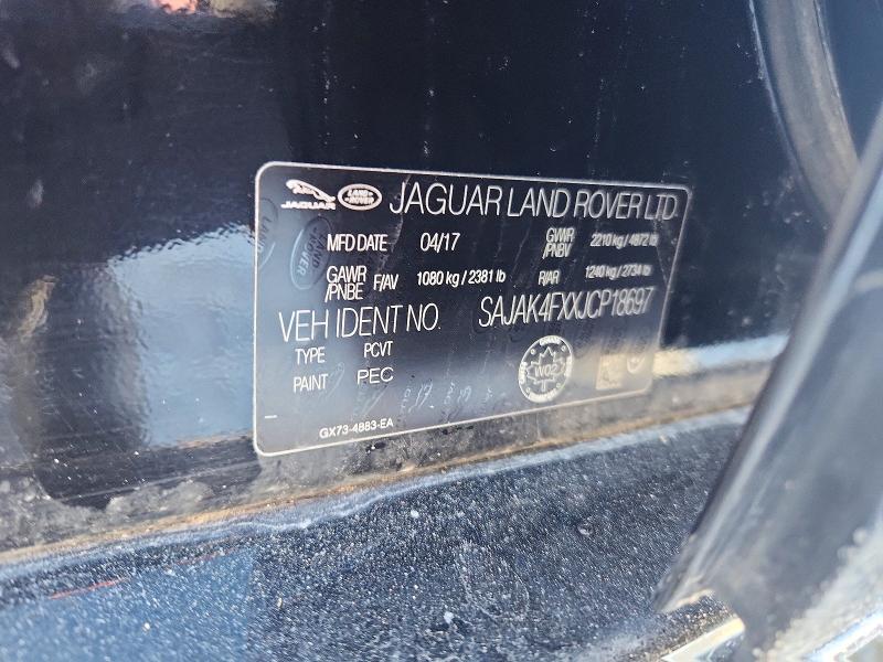 Aukcja sprzedaży 2018 Jaguar Xe, vin: SAJAK4FXXJCP18697, numer aukcji: 75419515