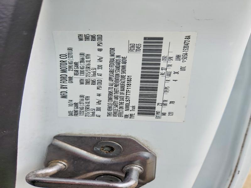 Aukcja sprzedaży 2015 Ford Transit Connect, vin: NM0LS7F77F1181831, numer aukcji: 78366215