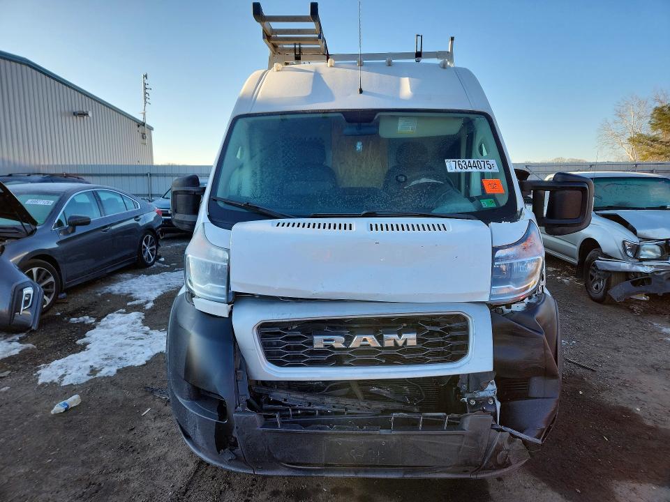 2021 Ram Promaster 2500 მანქანა იყიდება აუქციონზე, vin: 3C6LRVDG2ME584624, აუქციონის ნომერი: 76344075