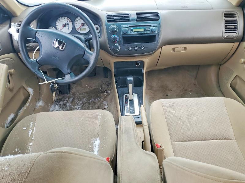 76763795 :رقم المزاد ، 2HGES16464H905393 vin ، 2004 Honda Civic مزاد بيع