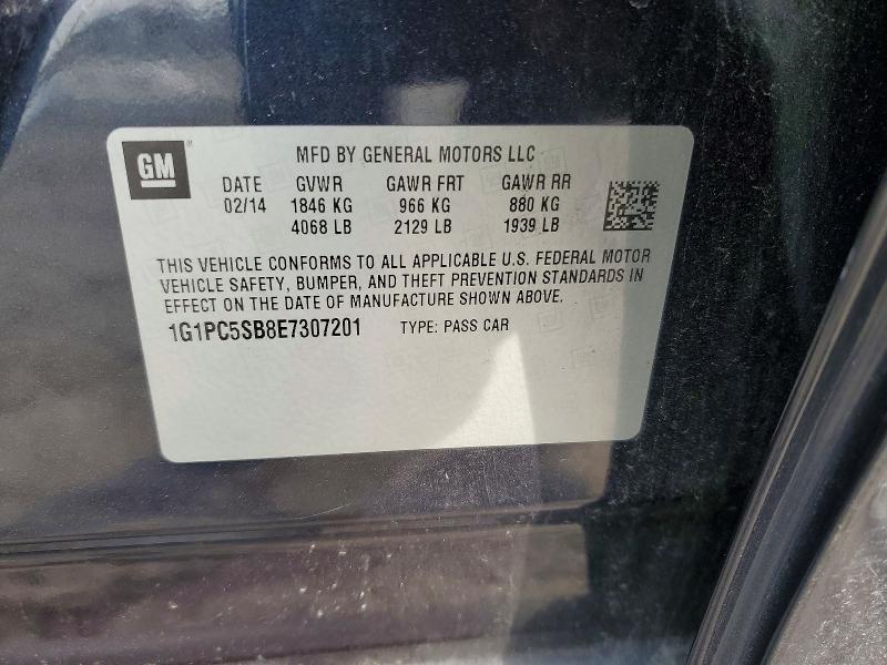 Продаж на аукціоні авто 2014 Chevrolet Cruze, vin: 1G1PC5SB8E7307201, номер лоту: 76540095