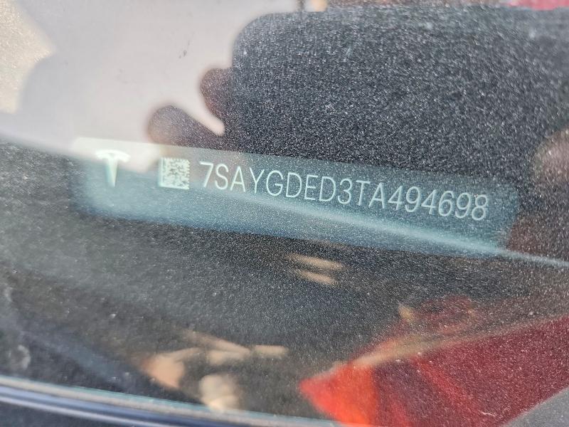 Продаж на аукціоні авто 2026 Tesla Model Y, vin: 7SAYGDED3TA494698, номер лоту: 77868985
