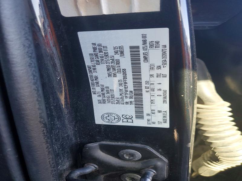 2015 Ford F150 მანქანა იყიდება აუქციონზე, vin: 1FTFW1EF9FFB92858, აუქციონის ნომერი: 77000515