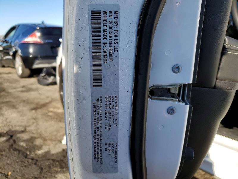 2022 Chrysler 300 მანქანა იყიდება აუქციონზე, vin: 2C3CCABT4NH253086, აუქციონის ნომერი: 77428865